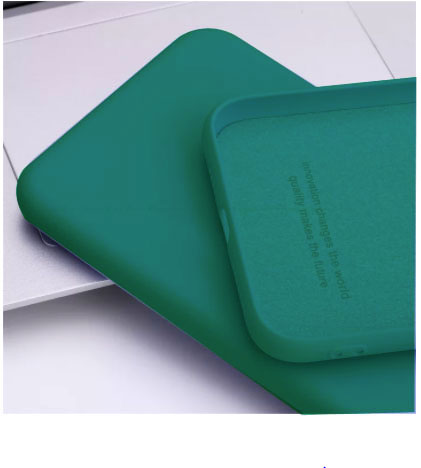 Liquid TPU Silicone Matte Back Cover Case For Redmi Note 9 Pro / Pro Max - Green