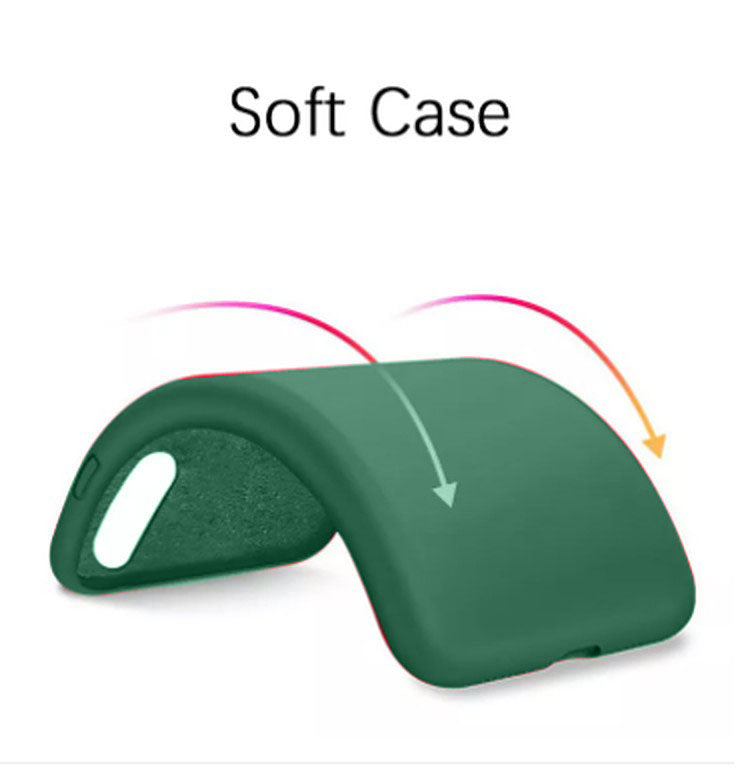 Liquid TPU Silicone Matte Back Cover Case For Redmi Note 9 Pro / Pro Max - Green