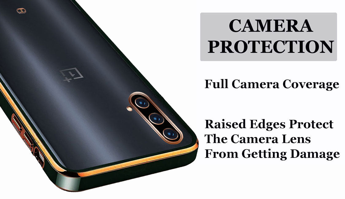 Electro Silicone Series Back cover Case For OnePlus Nord CE 5G - Black
