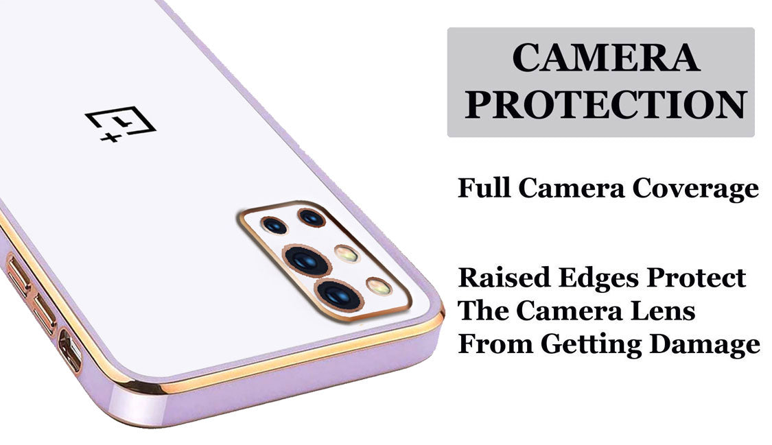Electro Silicone Series Back cover Case For  OnePlus 8T - Purple