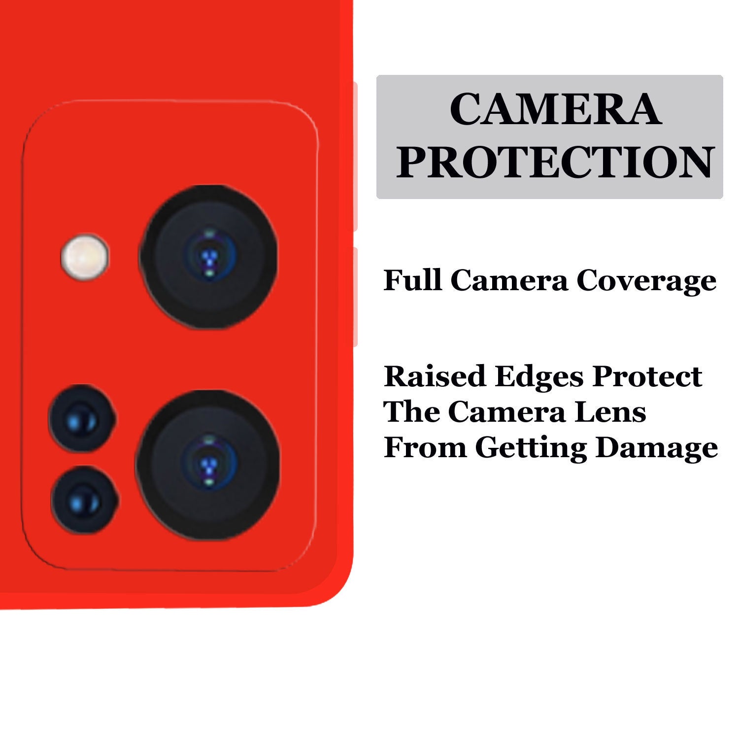 Reno 7 Pro Liquid Silicone Back Cover Case With TPU & Matte Finish - Red