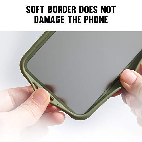 iPhone 11 Smoke  silicone Frosted Back cover Case  - Green