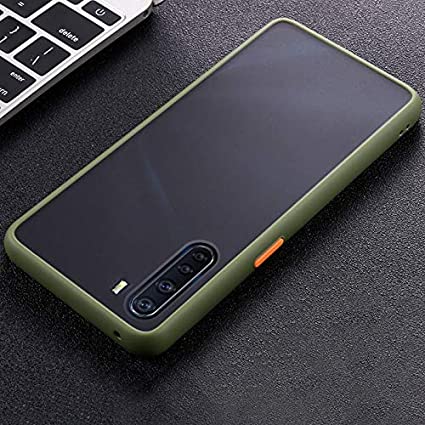 Smoke Frosted Back cover For OnePlus Nord - Green