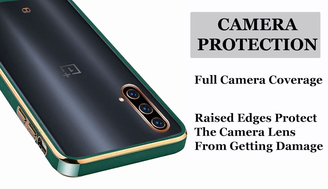Electro Silicone Series Back cover Case For OnePlus Nord CE 5G - Green