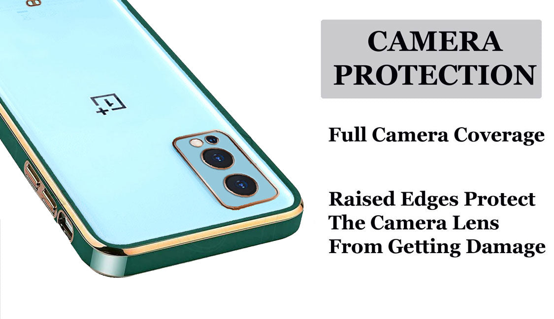 Electro Silicone Series Back cover Case For OnePlus Nord 2 5G - Green