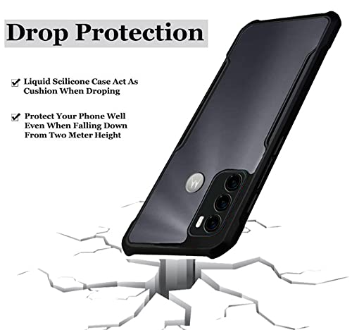 ShockProof Transparent Silicone Back cover For Motorola G60 / Motorola G40