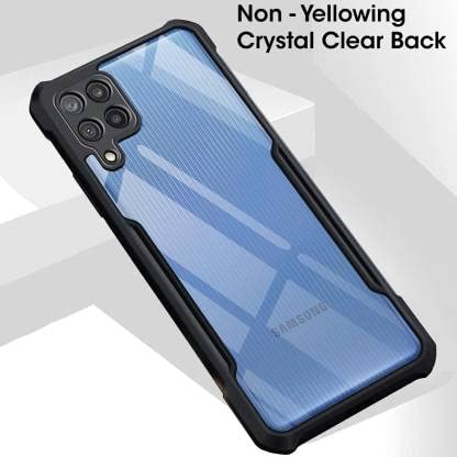 ShockProof Transparent Silicone Back cover For Samsung M32 4G