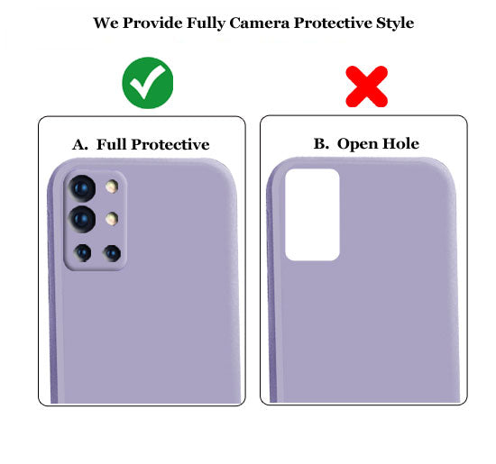 OnePlus 9R Liquid Silicone Back Cover Case With TPU & Matte Finish - Purple