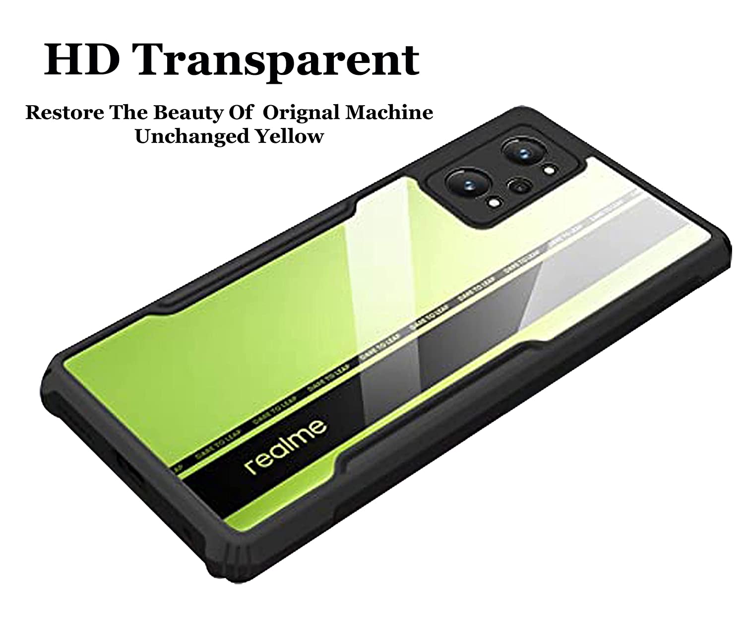 ShockProof Transparent Silicone Back cover For Realme GT Neo 2