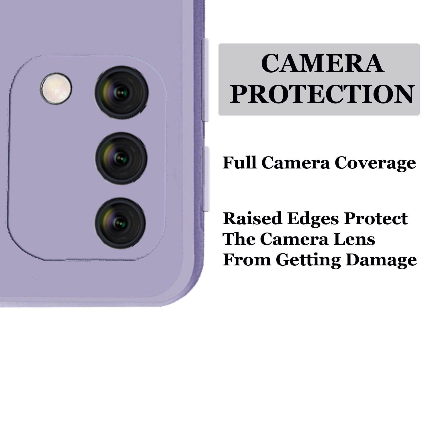 Samsung S10 Lite Liquid Silicone Back Cover Case With TPU & Matte Finish - Purple