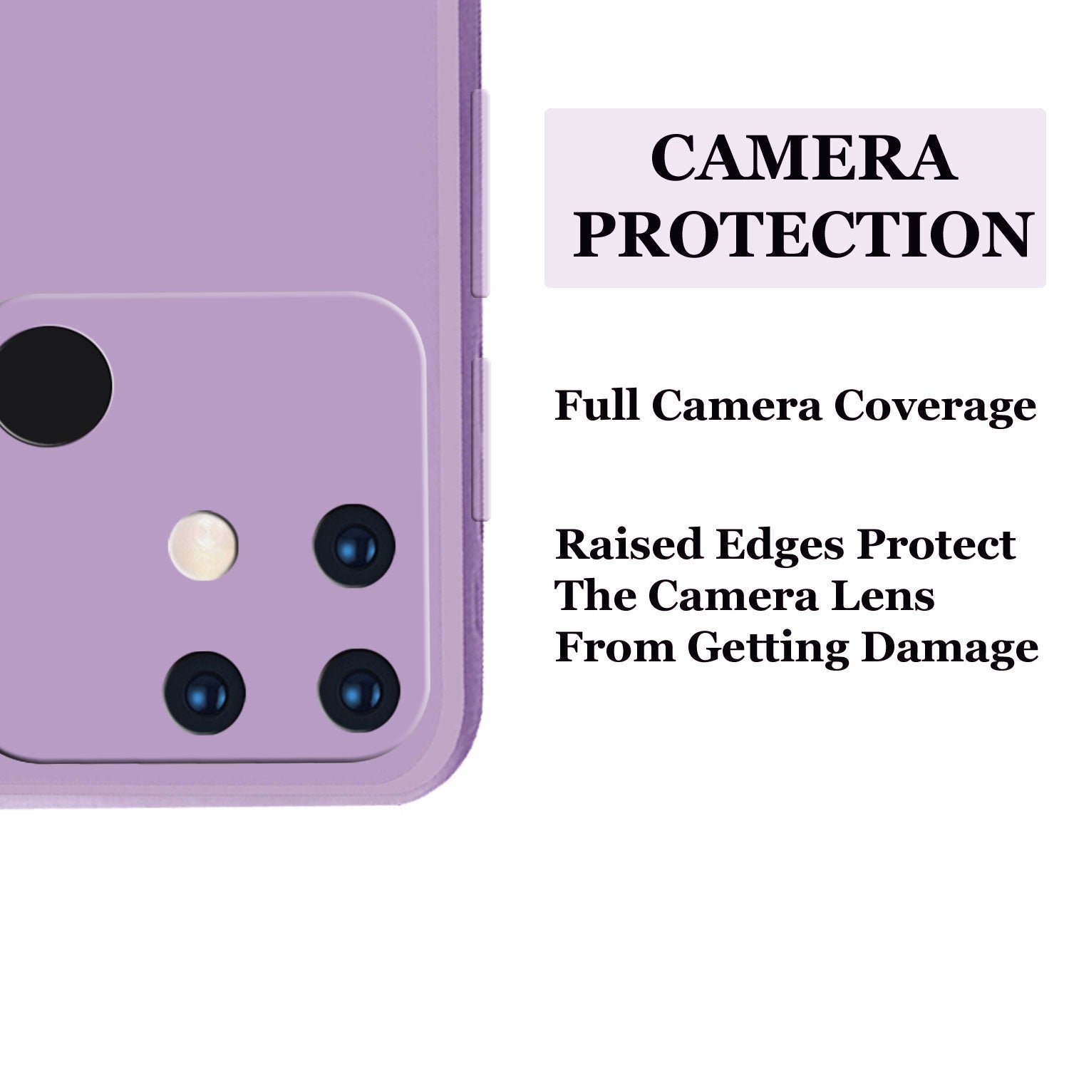 Realme Narzo 50A Liquid Silicone Back Cover Case With TPU & Matte Finish - Purple