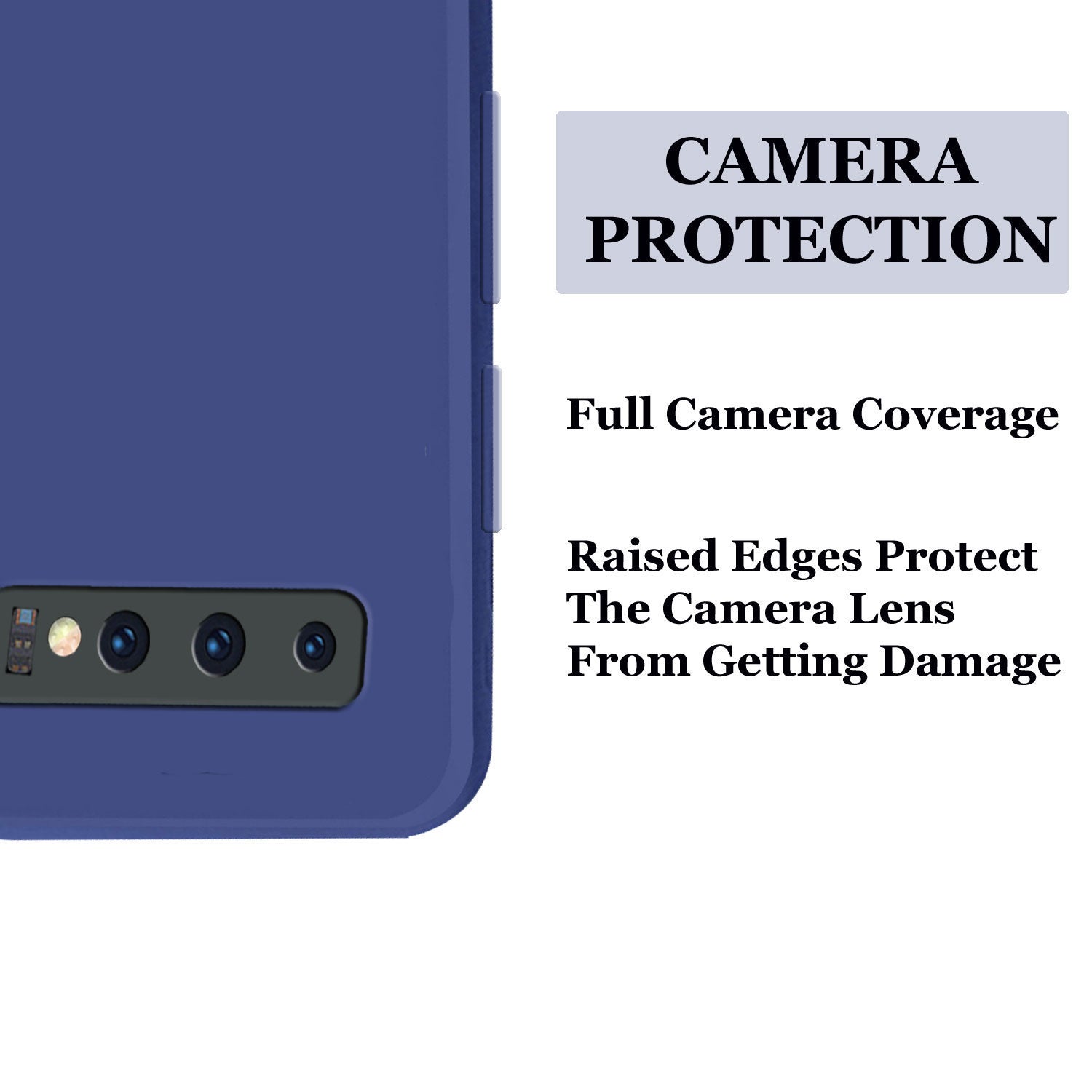 Samsung Note 8 Liquid Silicone Back Cover Case With TPU & Matte Finish - Blue