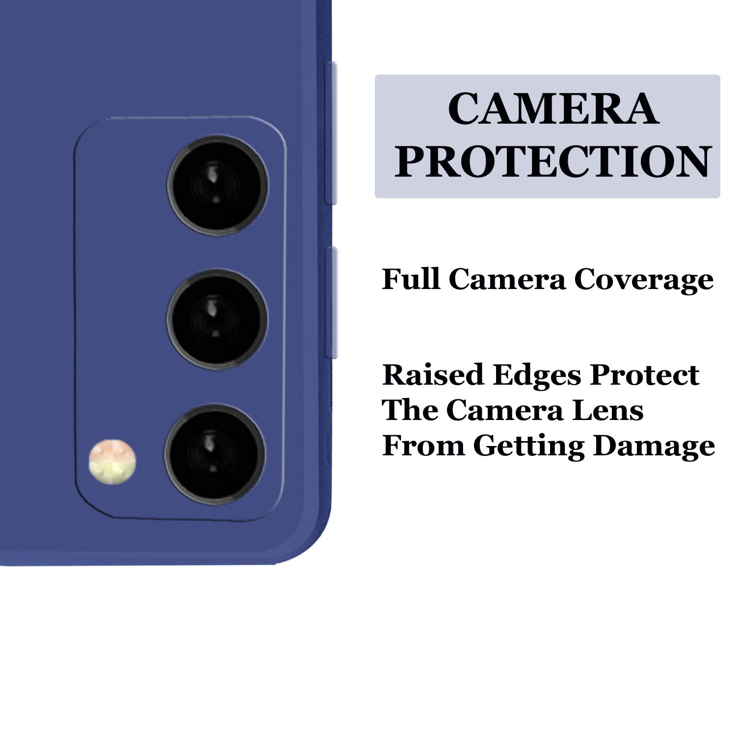 Liquid TPU Silicone Matte Back Cover Case For Samsung Galaxy S20 Fe - Blue