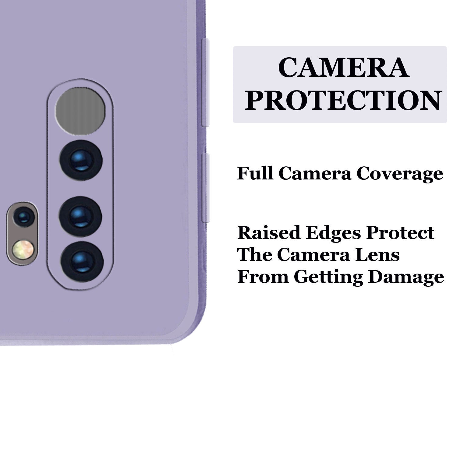 Redmi Note 8 Pro  Liquid Silicone Back Cover Case With TPU & Matte Finish - Purple