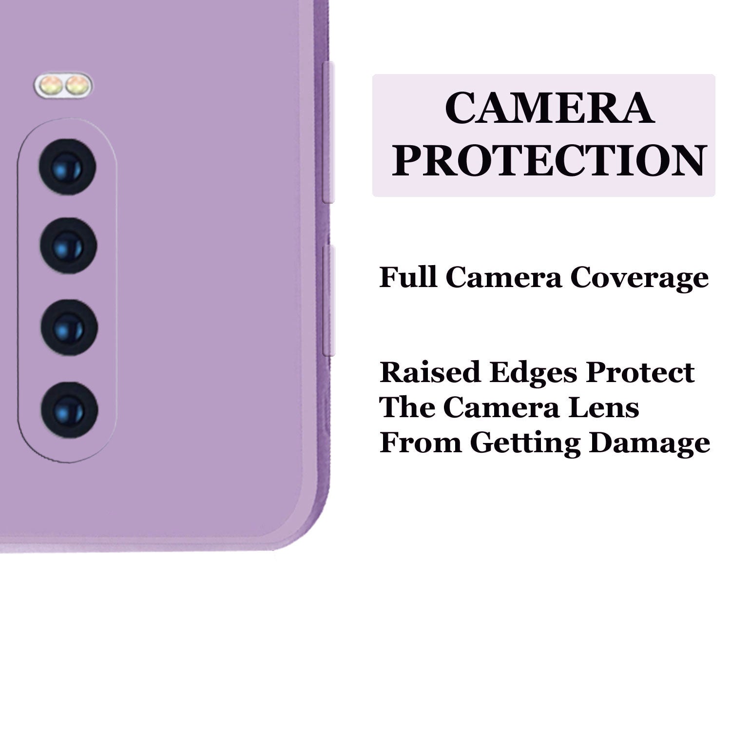 Poco X2 Liquid Silicone Back Cover Case With TPU & Matte Finish - Purple