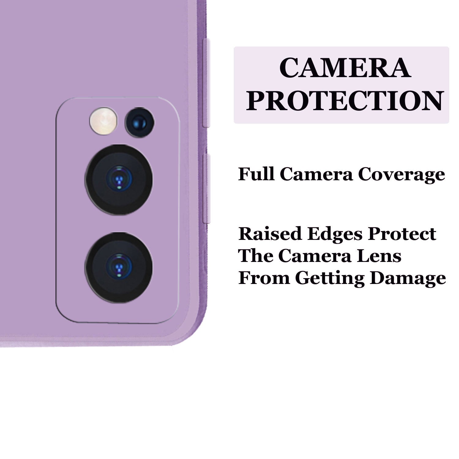 Oneplus Nord 2 5g Liquid Silicone Back Cover Case With TPU & Matte Finish - Purple