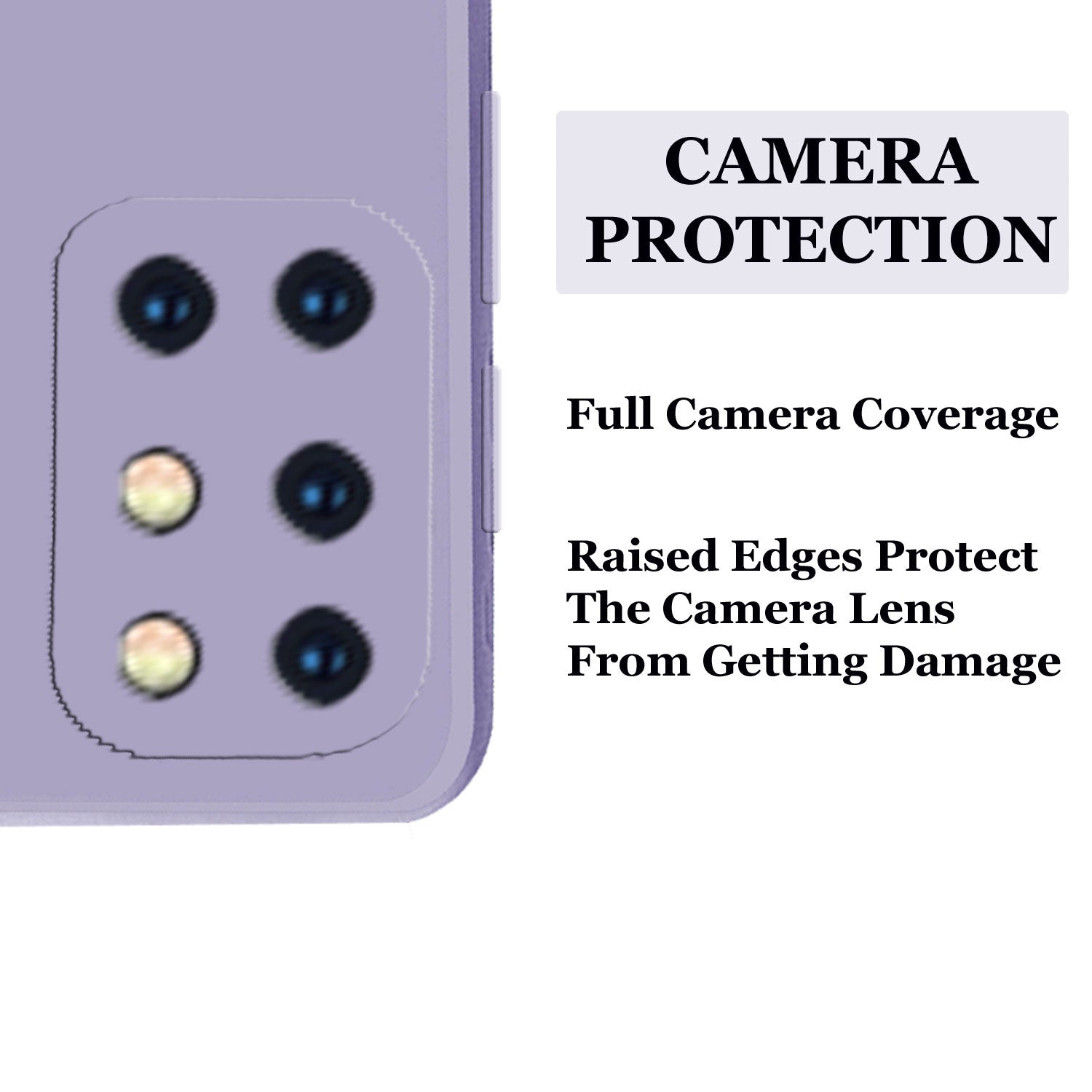 Oneplus 8t Liquid Silicone Back Cover Case With TPU & Matte Finish - Purple