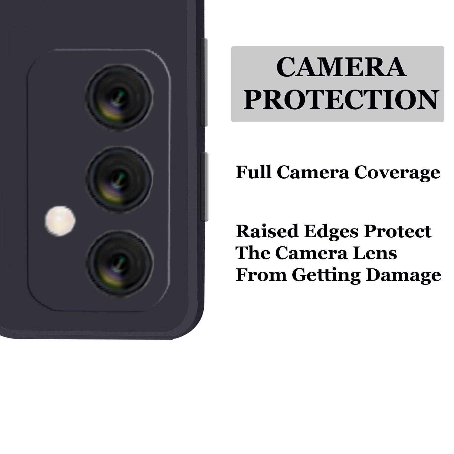 Samsung Galaxy M52 Liquid Silicone Back Cover Case With TPU & Matte Finish - Black
