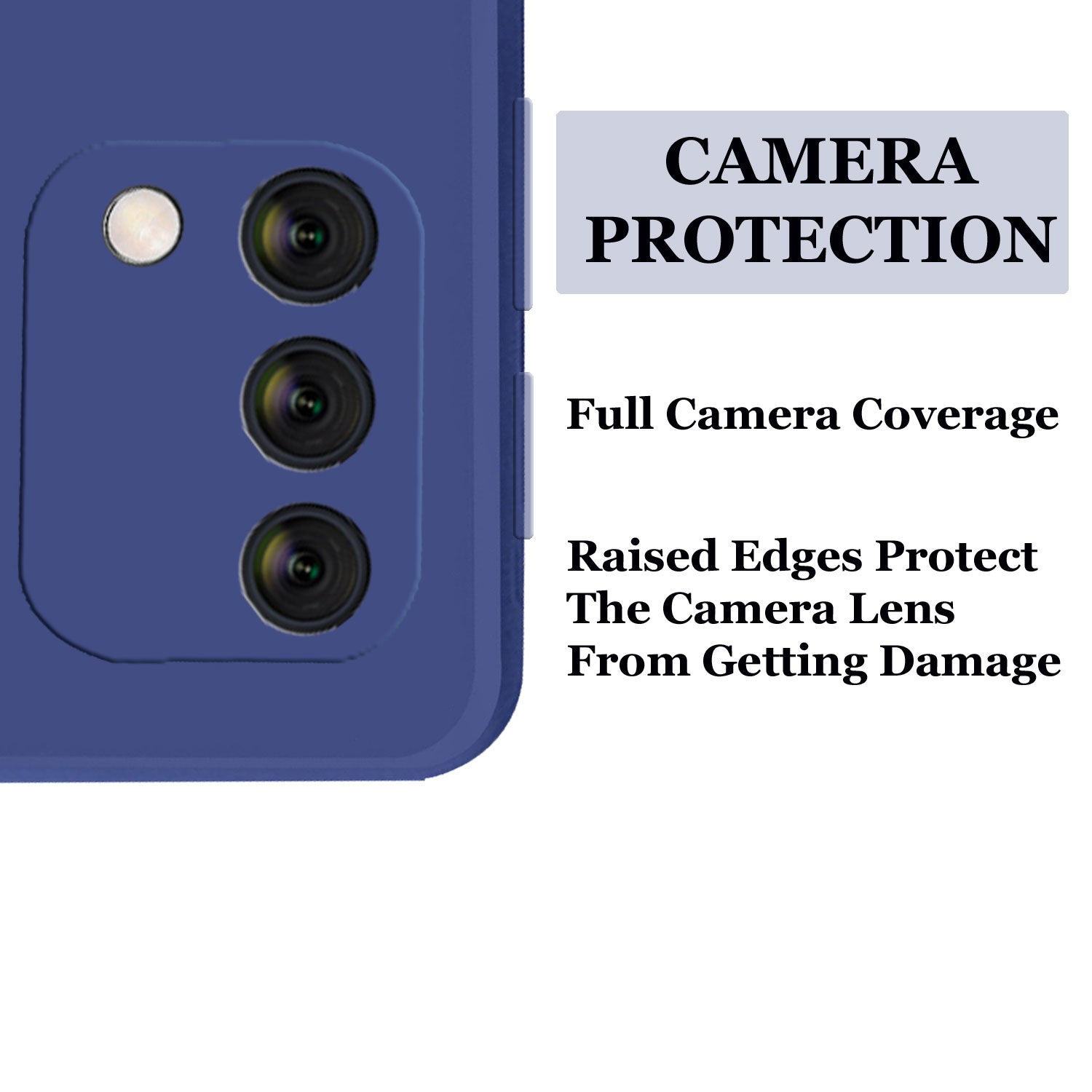 Samsung S10 Lite Liquid Silicone Back Cover Case With TPU & Matte Finish - Blue
