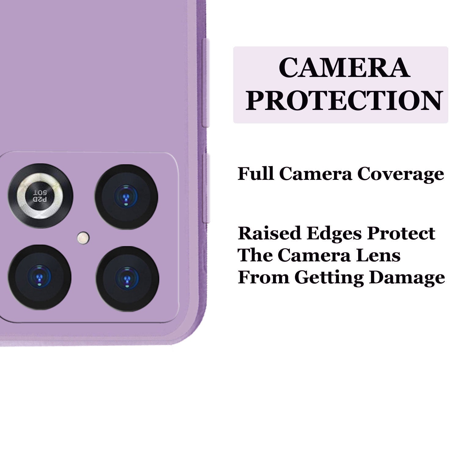 Oneplus 10 Pro Liquid Silicone Back Cover Case With TPU & Matte Finish - Purple
