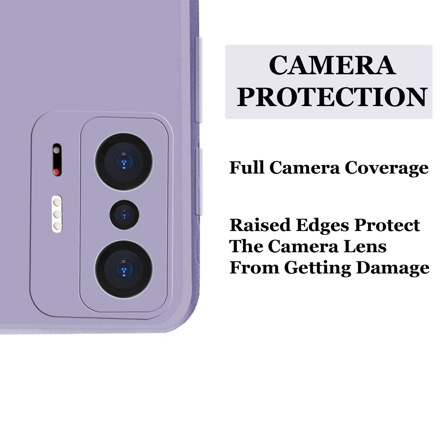 Xiaomi 11T Pro 5g Liquid Silicone Back Cover Case With TPU & Matte Finish - Purple