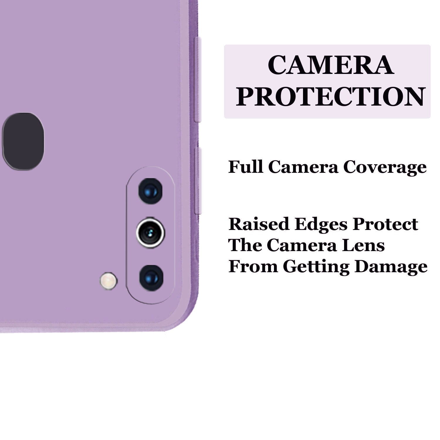 Samsung Galaxy M11 Liquid Silicone Back Cover Case With TPU & Matte Finish - Purple