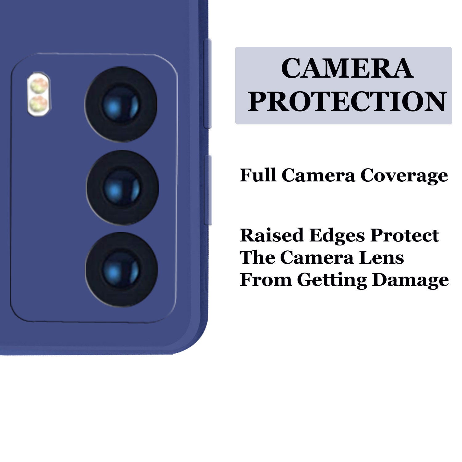 IQOO Z5 5G Liquid Silicone Back Cover Case With TPU & Matte Finish - Blue