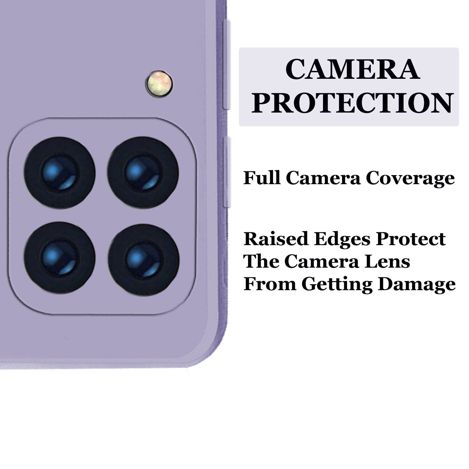 Samsung Galaxy M33 5G Liquid Silicone Back Cover Case With TPU & Matte Finish - Purple