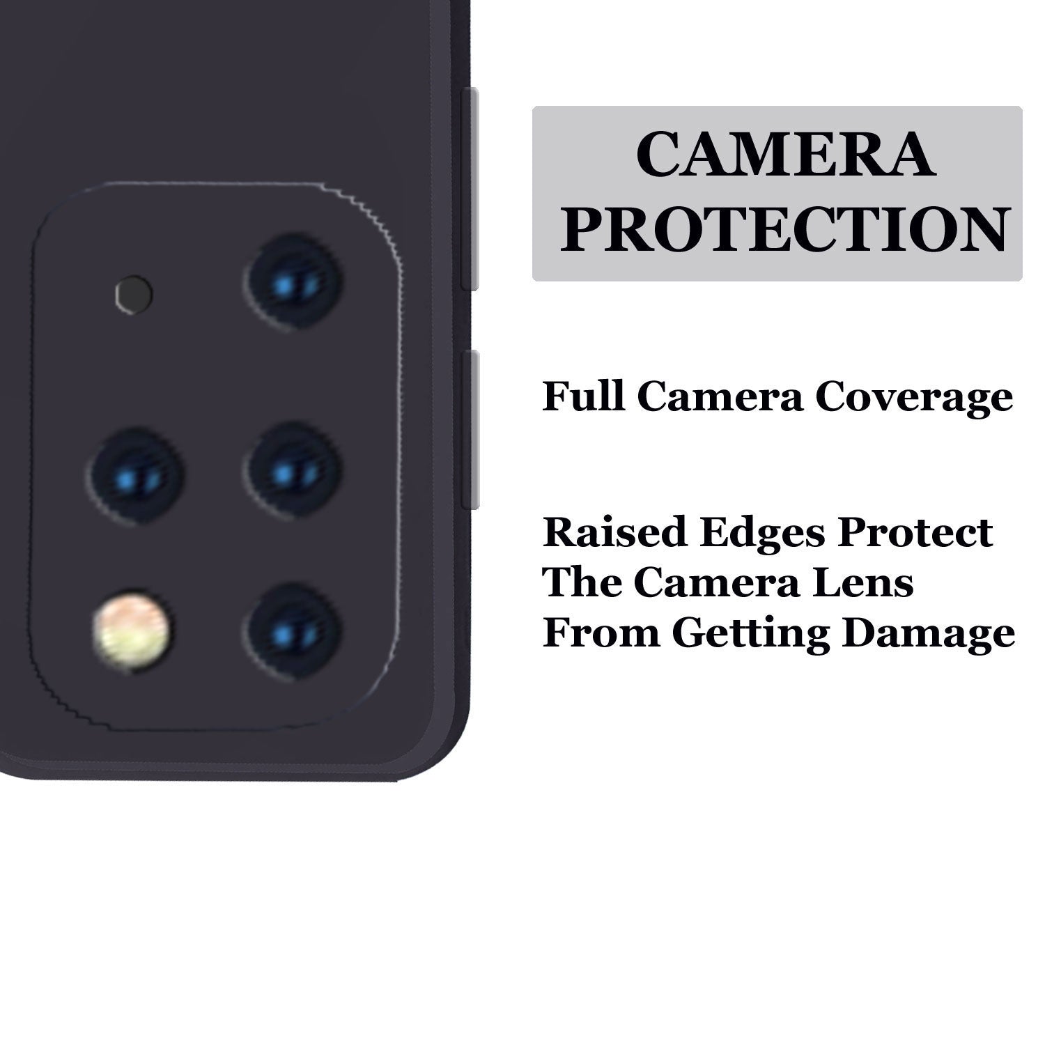 Samsung S20 Plus Liquid Silicone Back Cover Case With TPU & Matte Finish - Black