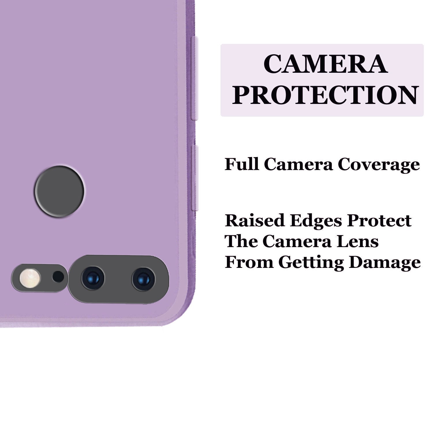 OnePlus 5t Liquid Silicone Back Cover Case With TPU & Matte Finish - Purple