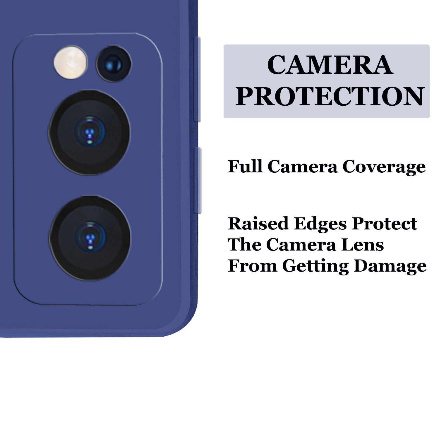 Oneplus Nord 2 5g Liquid Silicone Back Cover Case With TPU & Matte Finish - Blue
