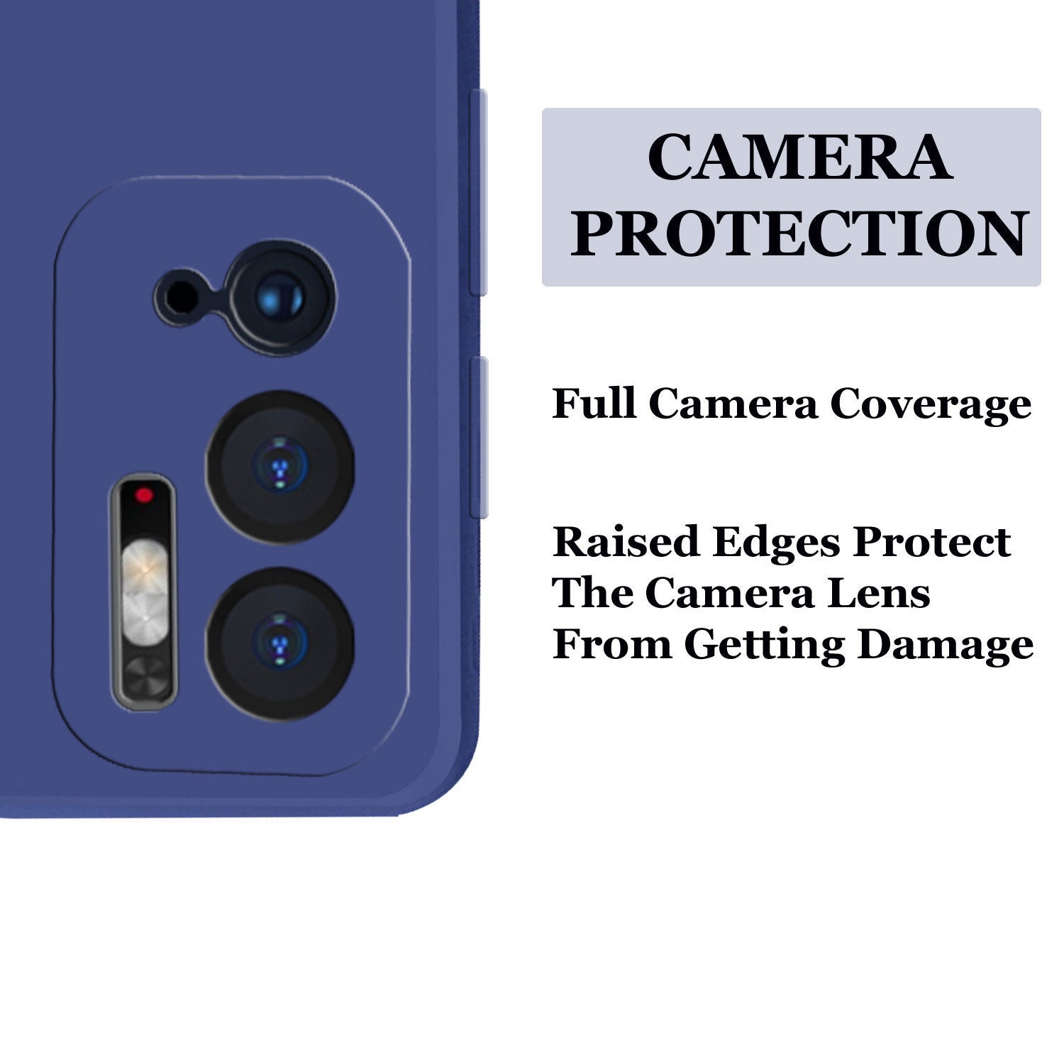 Mi Redmi Note 10T 5G / Poco M3 Pro 5G Liquid Silicone Back Cover Case With TPU & Matte Finish - Blue