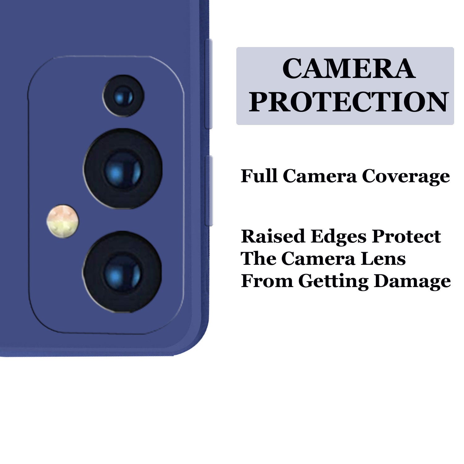 Oneplus 9 Liquid Silicone Back Cover Case With TPU & Matte Finish - Blue