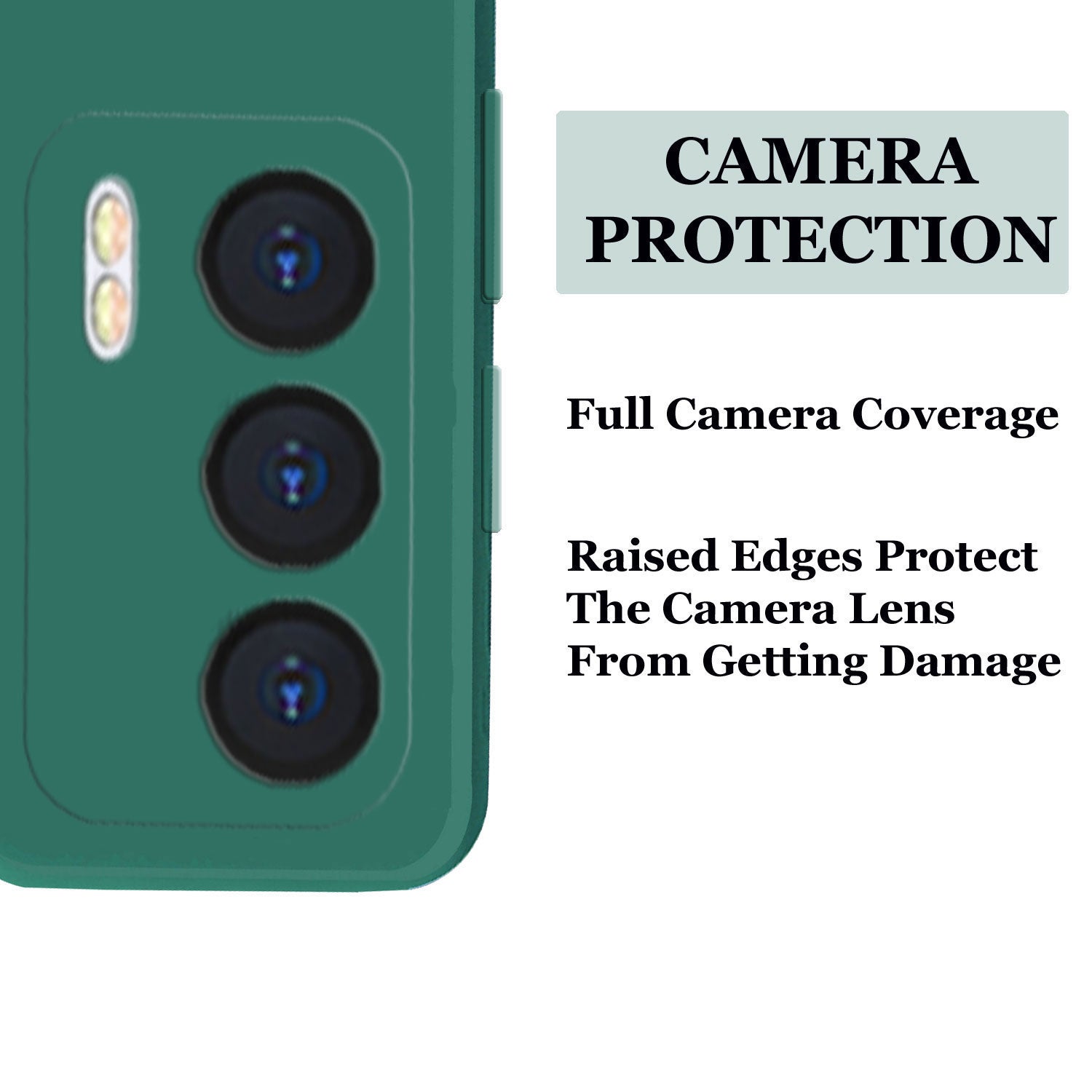 Realme X7 Liquid Silicone Back Cover Case With TPU & Matte Finish - Green