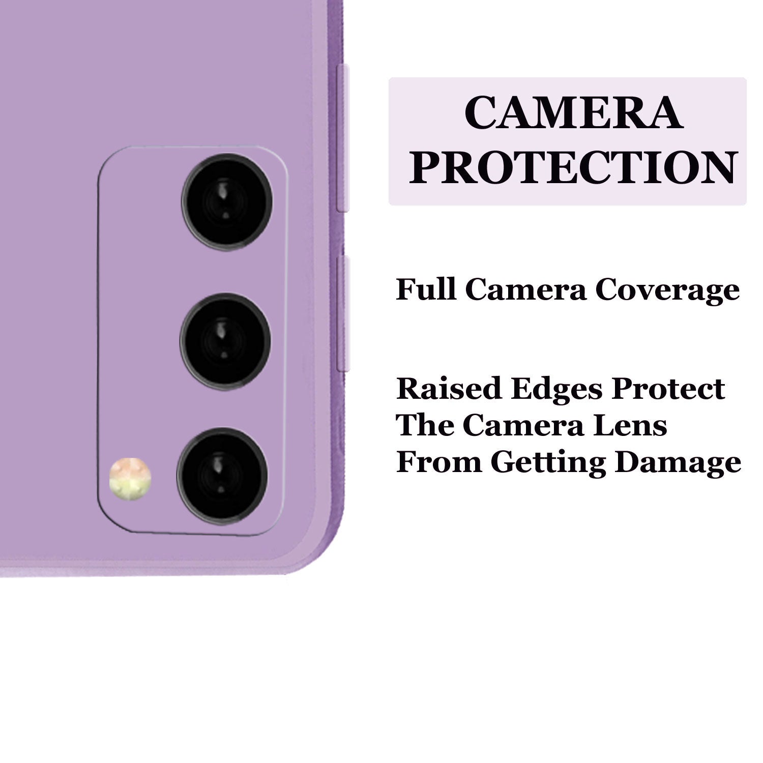 Liquid TPU Silicone Matte Back Cover Case For Samsung Galaxy S20 Fe - Purple