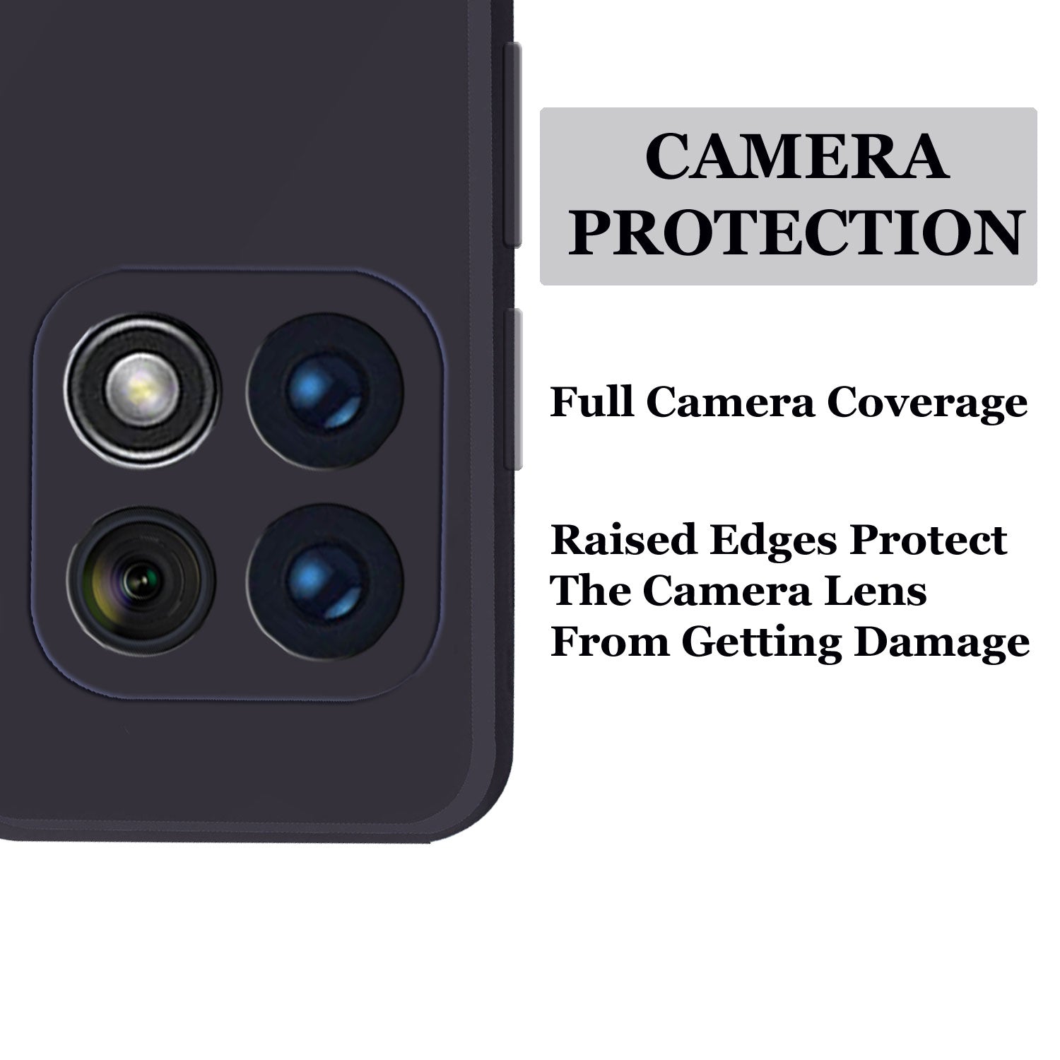 Samsung S9 Plus Liquid Silicone Back Cover Case With TPU & Matte Finish - Black