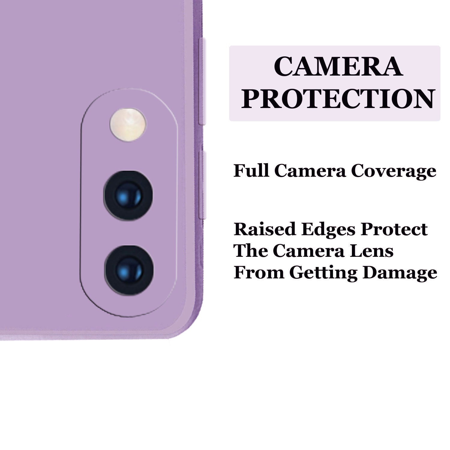 Samsung Galaxy M10 Liquid Silicone Back Cover Case With TPU & Matte Finish - Purple