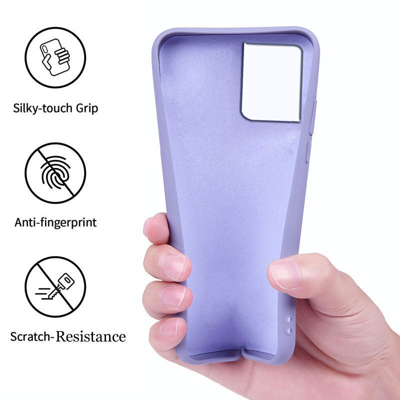 Samsung S21 Ultra Liquid Silicone Back Cover Case With TPU & Matte Finish - Purple