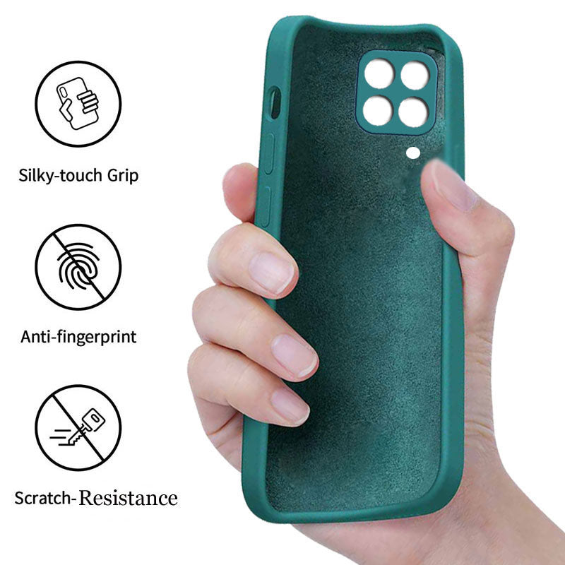 Samsung Galaxy M33 5G Liquid Silicone Back Cover Case With TPU & Matte Finish - Green