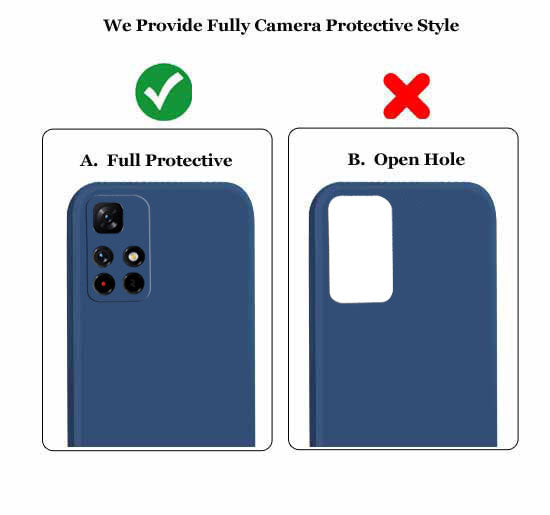 Liquid Silicone Back Cover Case With TPU & Matte Finish Mi Redmi Note 11T 5G /  Redmi Note 11T 5G - Blue