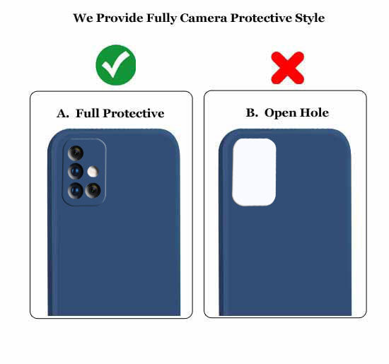 Samsung M31s Liquid Silicone Back Cover Case With TPU & Matte Finish - Blue