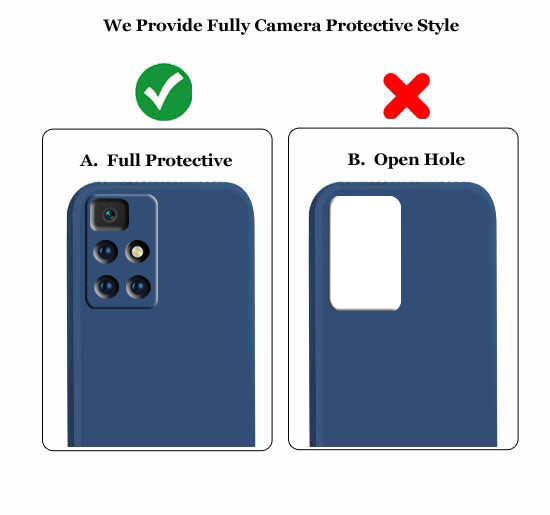 Redmi 10 Prime Liquid Silicone Back Cover Case With TPU & Matte Finish - Blue