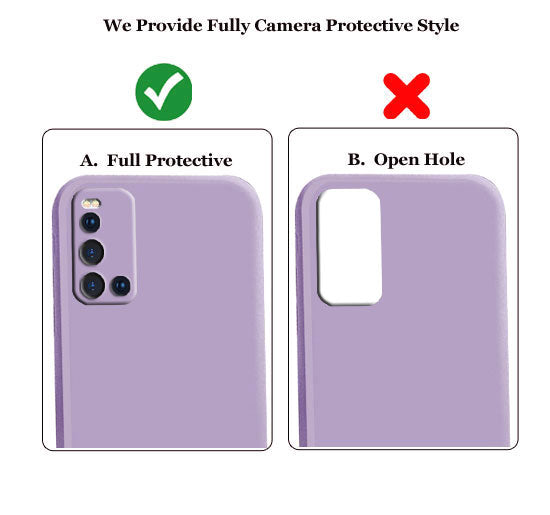 Vivo V19 Liquid Silicone Back Cover Case With TPU & Matte Finish - Purple