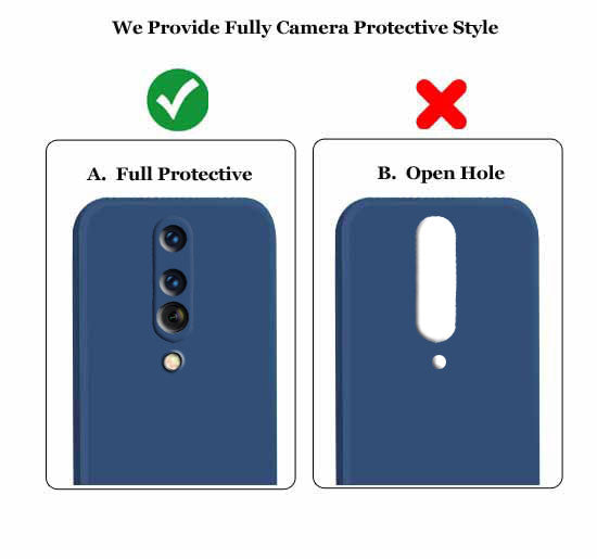 Oneplus 8 Liquid Silicone Back Cover Case With TPU & Matte Finish - Blue