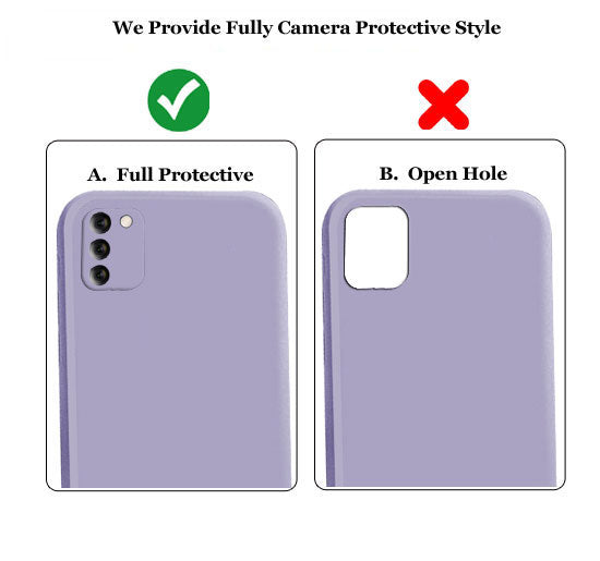 Samsung S10 Lite Liquid Silicone Back Cover Case With TPU & Matte Finish - Purple