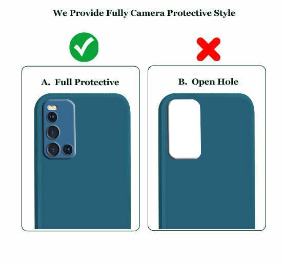 Vivo V19 Liquid Silicone Back Cover Case With TPU & Matte Finish - Blue