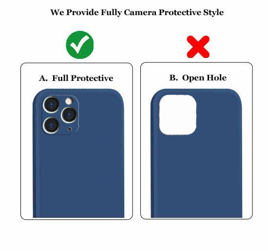 iPhone 11 Pro Liquid Silicone Back Cover Case With TPU & Matte Finish - Blue