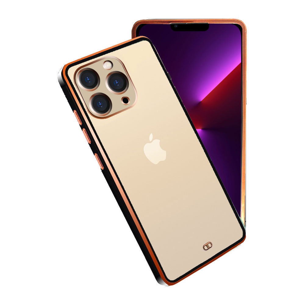 Electro Silicone Series Back cover Case For iphone 11 Pro - Black