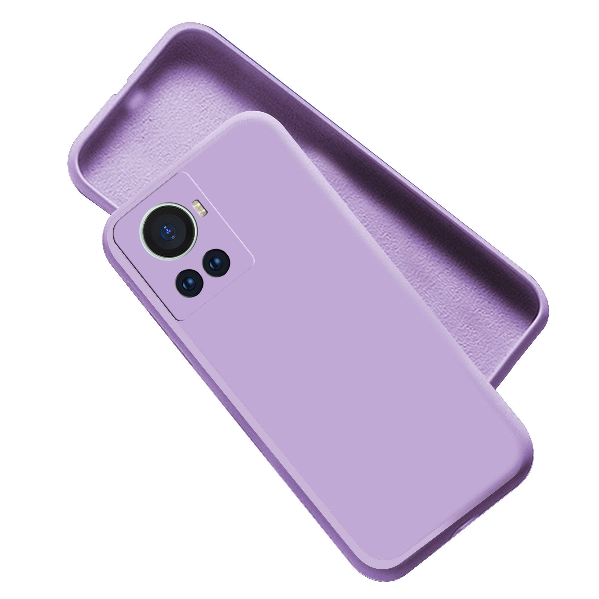 OnePlus Nord 3 Liquid Silicone Back Cover Case With TPU & Matte Finish - Purple