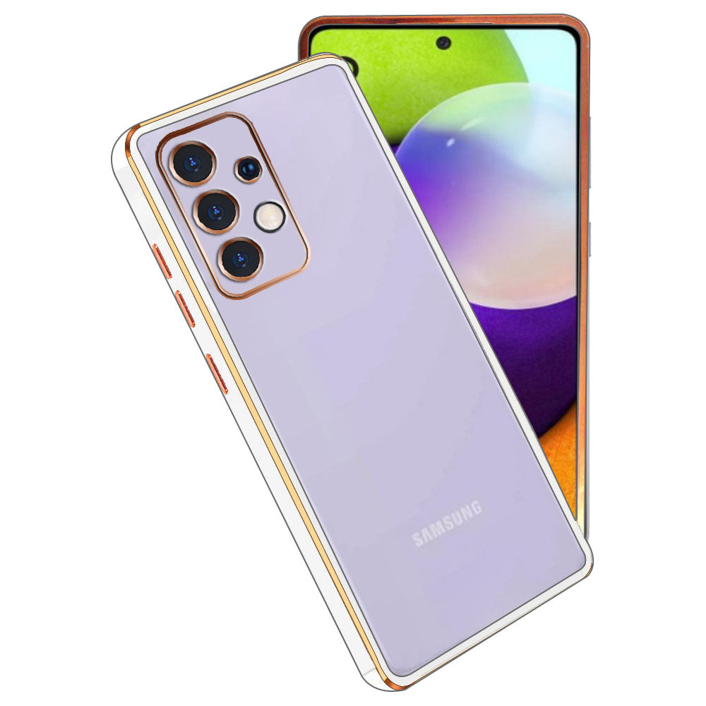 Electro Silicone Series Back cover Case For Samsung Galaxy A32 4G - White